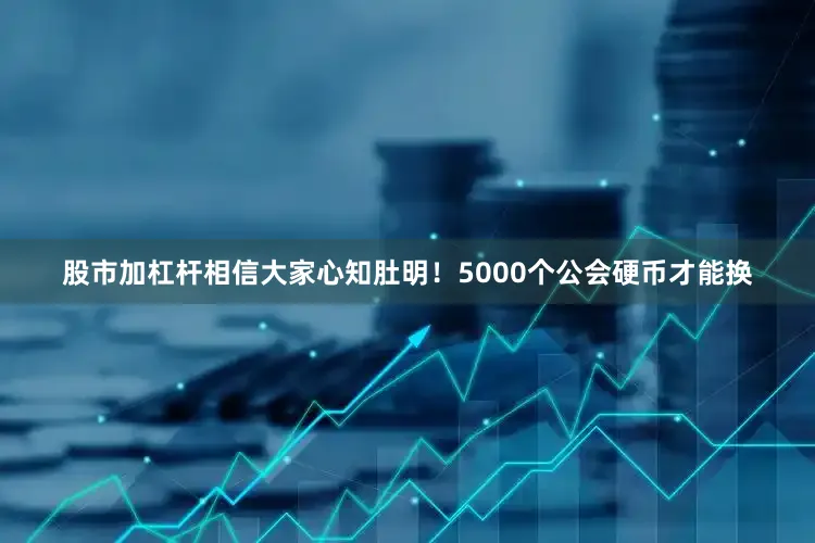 股市加杠杆相信大家心知肚明！5000个公会硬币才能换